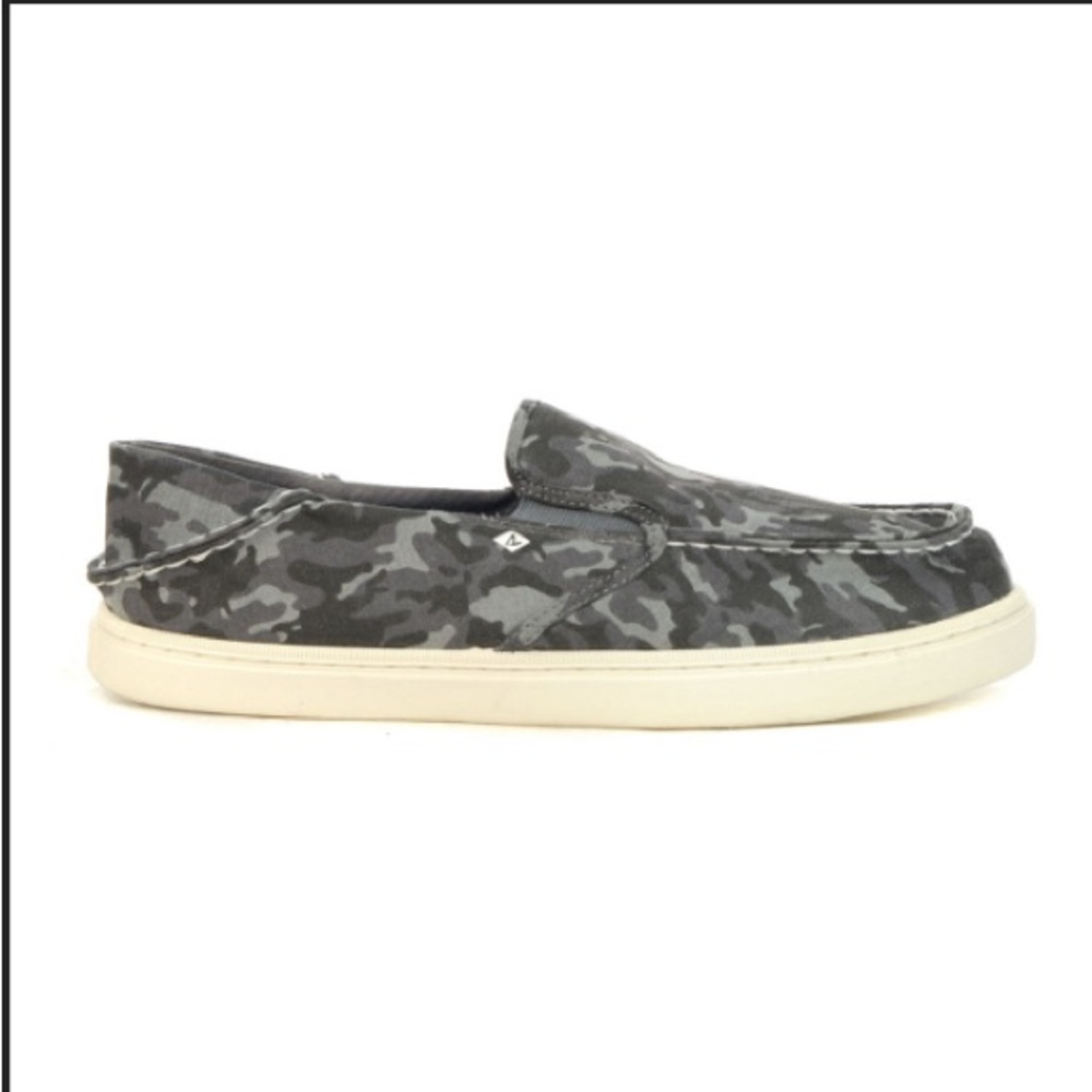 NEW Boys Sperry Shoes | Salty Washable Moccasin - Camo | Size 4
